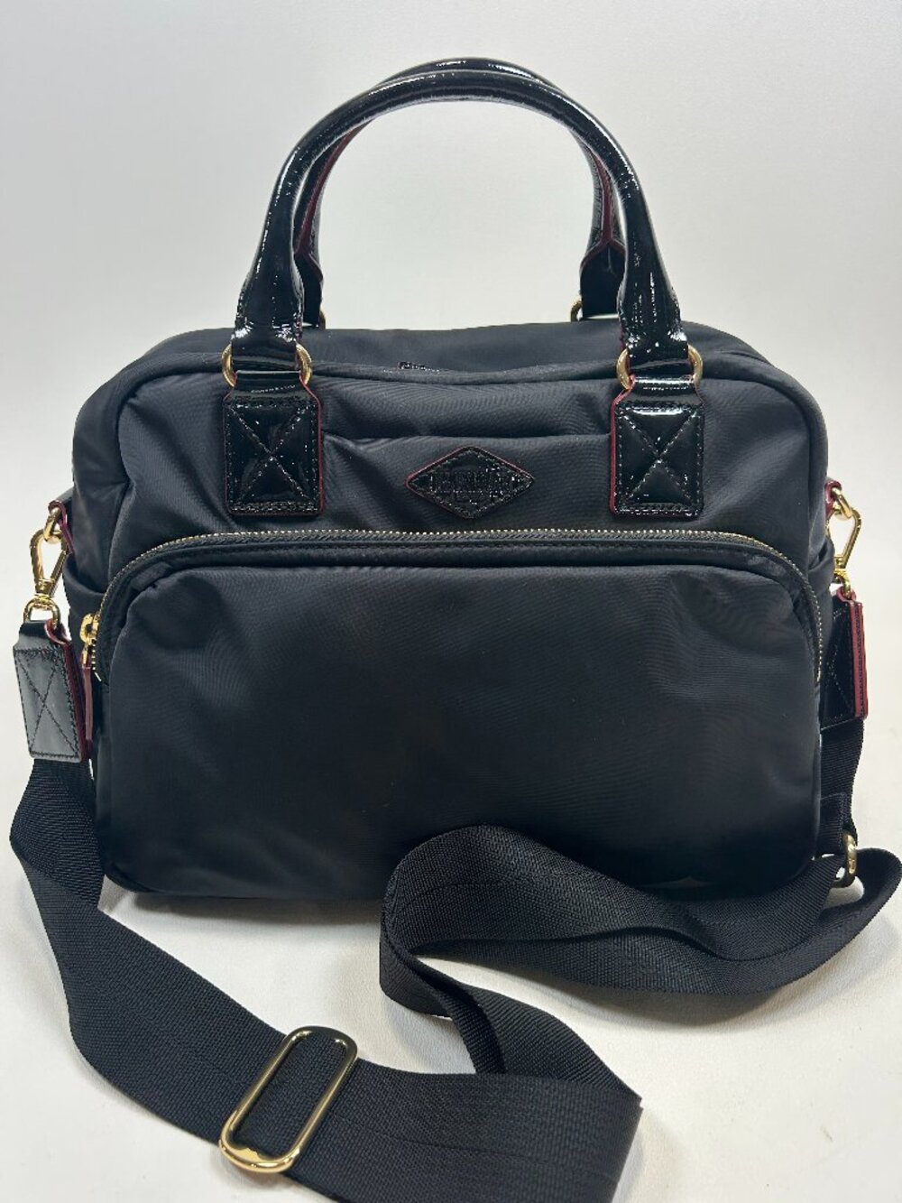 MZ WALLACE Gramercy Satchel/Crossbody BLACK Mint Condition